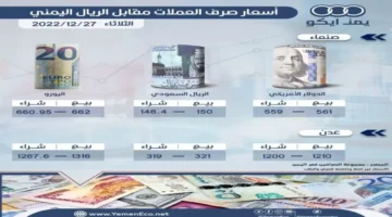 فجوة 1100 نقطة.. تباين صادم في أسعار صرف الدولار بين صنعاء وعدن